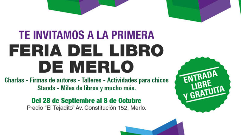 La Fundación participará de la primera Feria del Libro de Merlo (BA) thumbnail